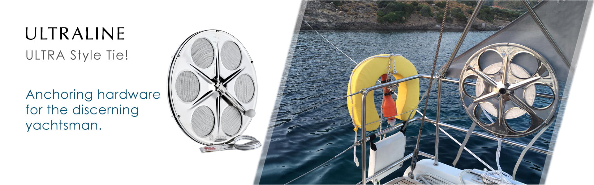 Marine Boat Flat Rope Reel for Anchoring and Mooring Dock Lines
